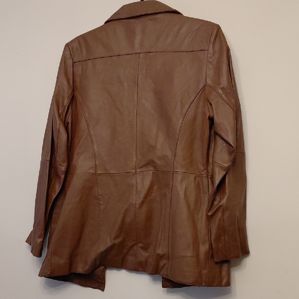 Wilsons Leather Women's Brown Leather Jacket - Picture 5 of 5